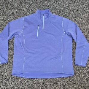 Peter Millar Warmth Fleece Pullover Mens XL Quarter 1/4 Zip golf Sweater
